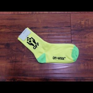 Off White Neon Socks SS19 New Season Unisex